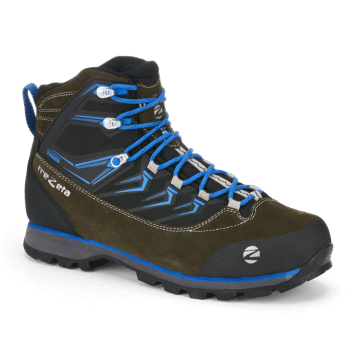 Botas trekking Trezeta Aoraki WP con suela Vibram y cordones azules