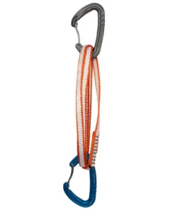 Cinta express alpina Trango Phase con mosquetones Phase y cinta Dyneema de 60 cm en configuración extendida