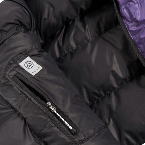 Bolsillo interior con cremallera del saco de dormir AR600 tipo momia