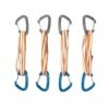 Set de 4 cintas express Phase Alpine Draw (4 Pack) Trango con mosquetones ligeros y cintas Dyneema de 60 cm