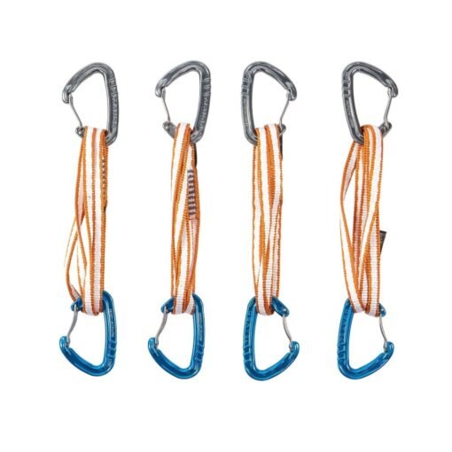 Set de 4 cintas express Phase Alpine Draw (4 Pack) Trango con mosquetones ligeros y cintas Dyneema de 60 cm