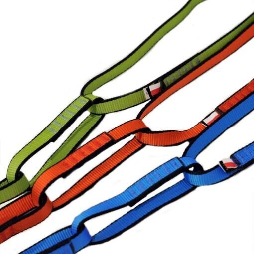 Multi Chain Lhotse en colores verde, rojo y azul con diseño de bucles reforzados