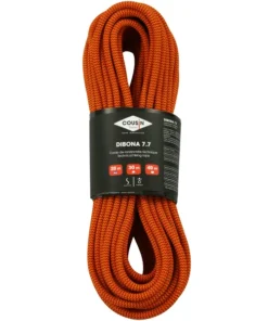 Cuerda de senderismo Cousin Dibona 7.7mm x 20m enrollada color rojo
