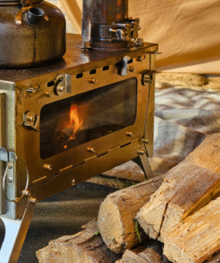 Cocina de leña FASTFOLD S2W portátil y plegable