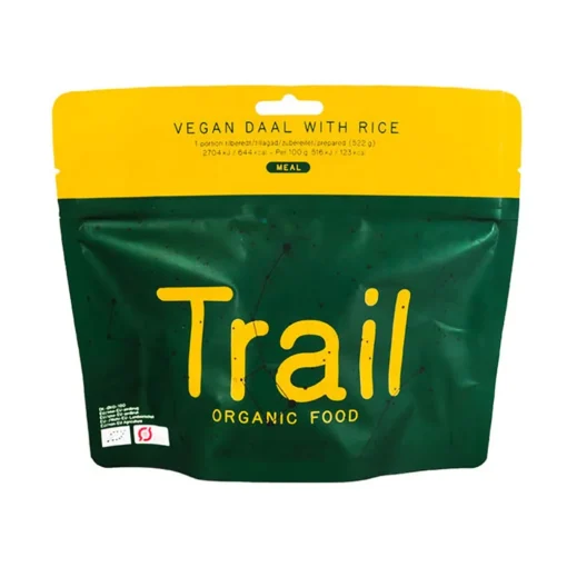Daal vegano con arroz Trail Organic Food, comida liofilizada ecológica y sin gluten