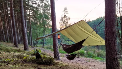 Toldo Camping Bushmen EASY Tarp 3x3 | Ligero, Resistente y Listo para Usar - Imagen 2