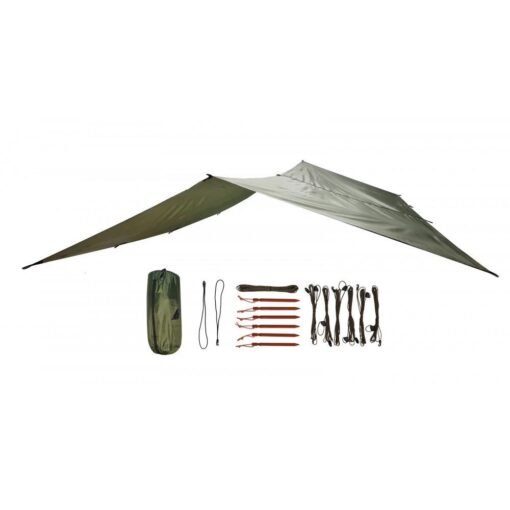 Toldo Camping Bushmen EASY Tarp 3x3 | Ligero, Resistente y Listo para Usar - Imagen 12