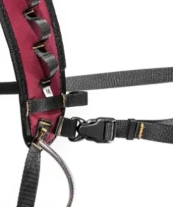 detalle portamaterial escalada Lhotse con cierre rápido y bucles porta material