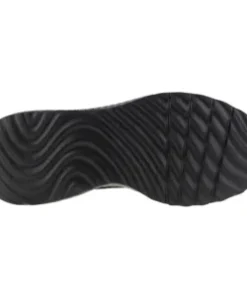 suela de las zapatillas Skechers mujer negras Bobs Squad Chaos con tracción flexible