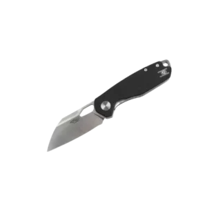 Navaja Ganzo FH924BK desplegada superior - Hoja wharncliffe D2 160 mm abierta, orificio apertura ambidiestra, mango G10 ergonómico, bloqueo Liner Lock, 84 g ligera EDC everyday carry
