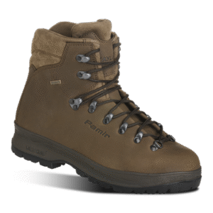 Botas Kayland Pamir GTX de nobuk vista lateral frontal