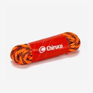 Cordones naranja 160cm para botas Chiruca de poliéster hidrofugado