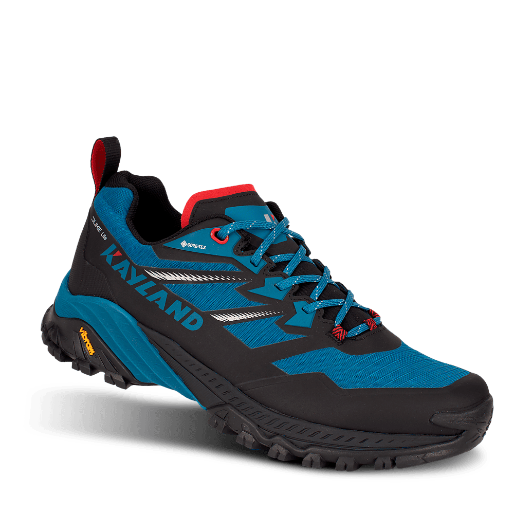 Zapatilla Kayland Duke Lite GTX Black–Dark Teal, vista oblicua