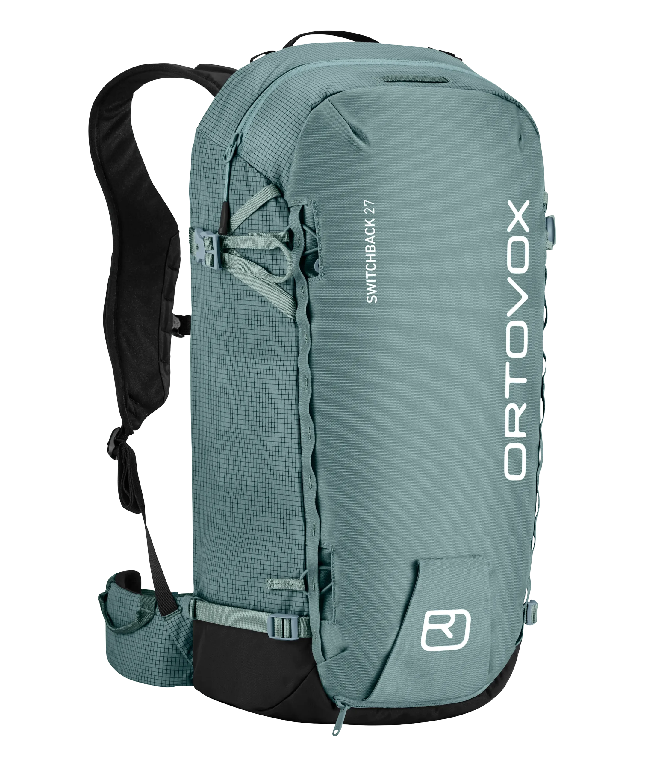 Mochila Ortovox Switchback 27 glacier grey vista frontal